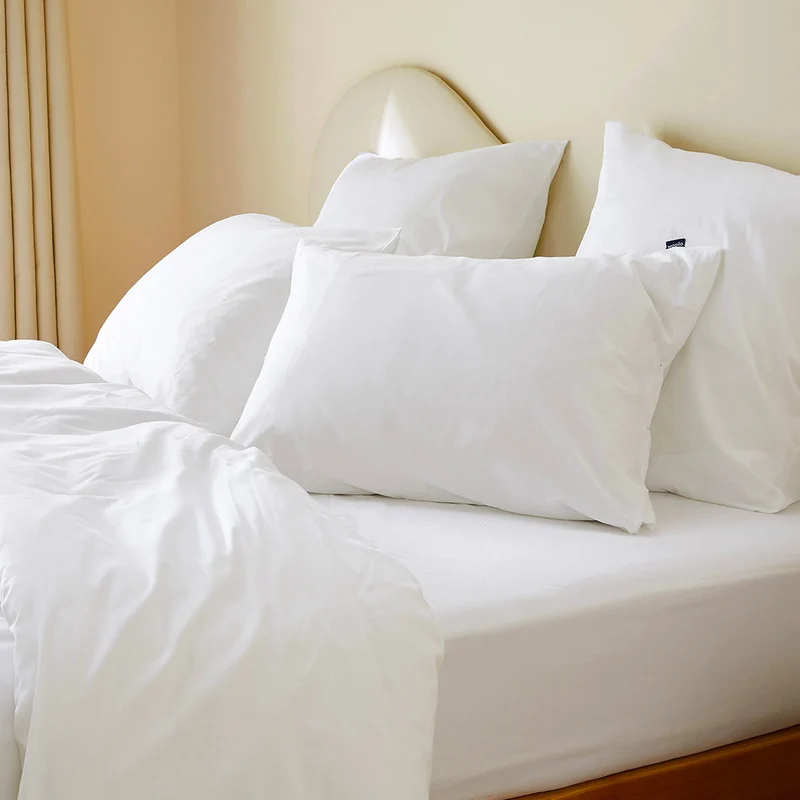 Pack taie et sous-taie en satin de coton