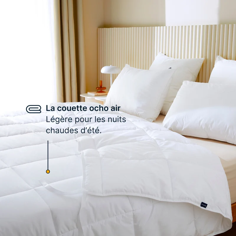 Le pack couette + 2 oreillers