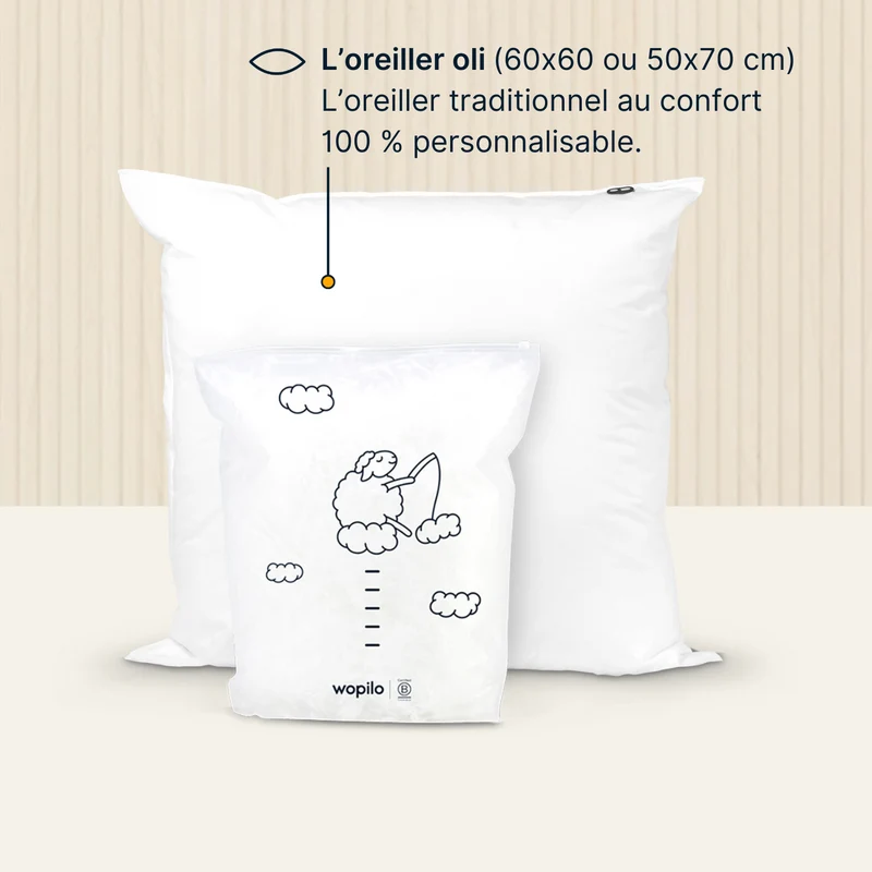 Le pack couette + 2 oreillers