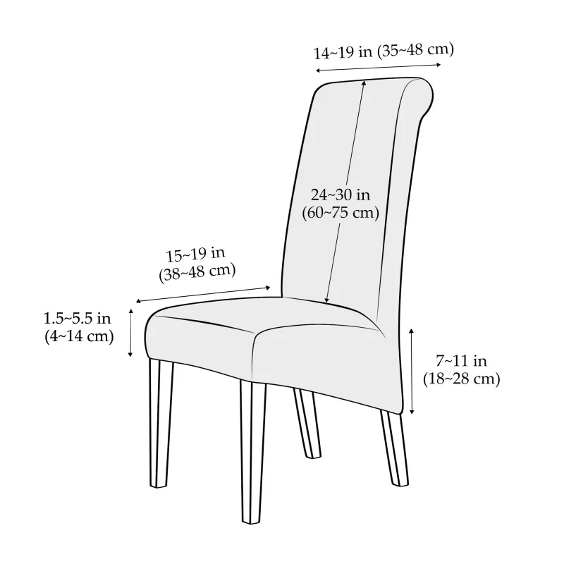 Housse de Chaise Riviera – Taupe Extensible
