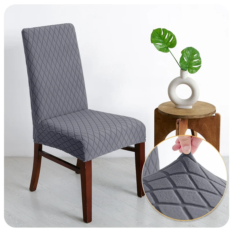 Housse de Chaise Nuance – Gris Anthracite Extensible