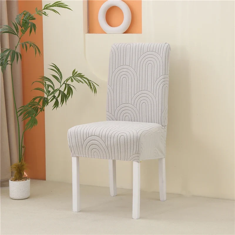 Housse de Chaise Opaline – Gris Clair Extensible