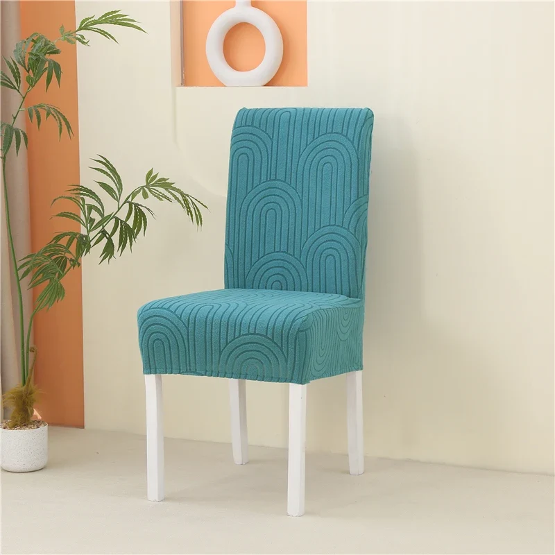 Housse de Chaise Opaline – Bleu Turquoise Extensible