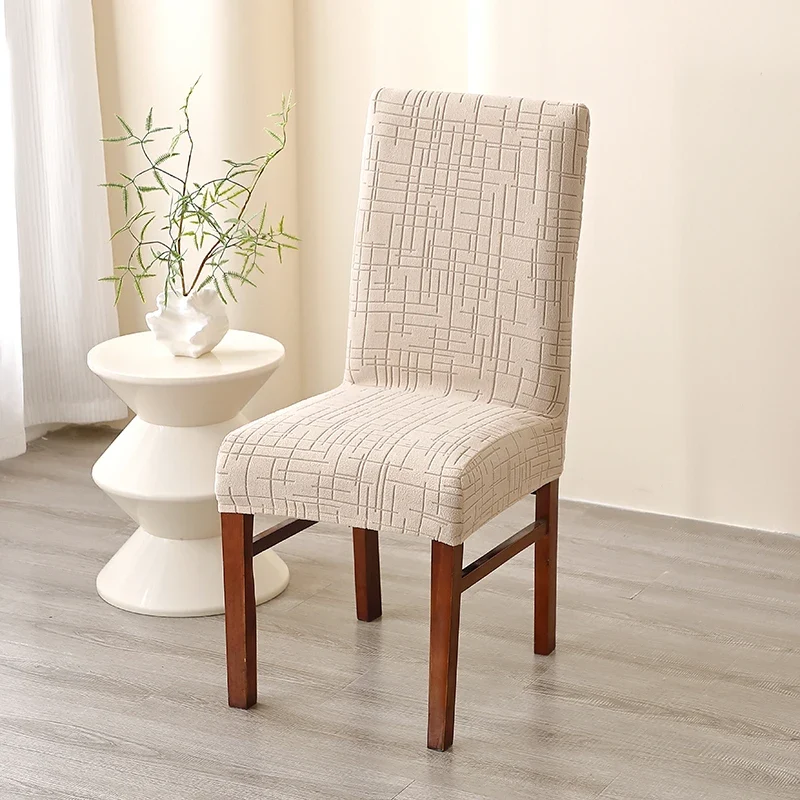 Housse de Chaise Alba – Beige Extensible