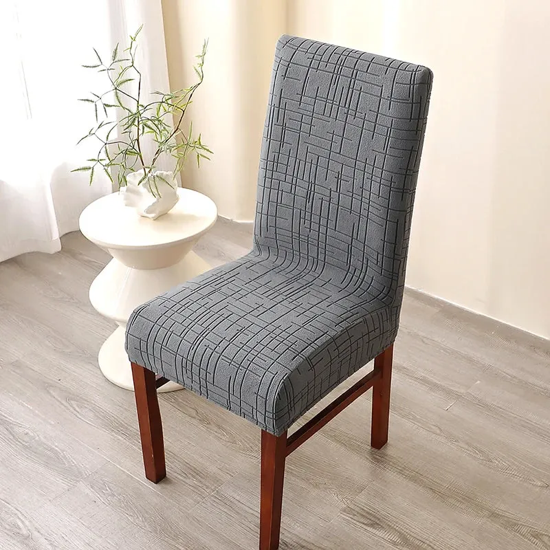 Housse de Chaise Alba – Gris Anthracite Extensible