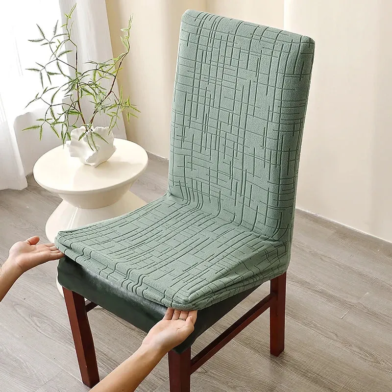 Housse de Chaise Alba – Vert Amande Extensible