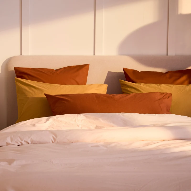 La taie de traversin wonderpilo en percale de coton bio
