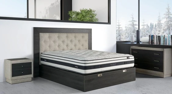 Lit coffre HUGO Bois Dark Eucalyptus