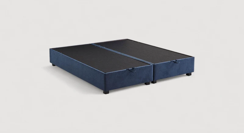 Pack lit coffre, matelas et tête de lit NINA Margon Basic Marine
