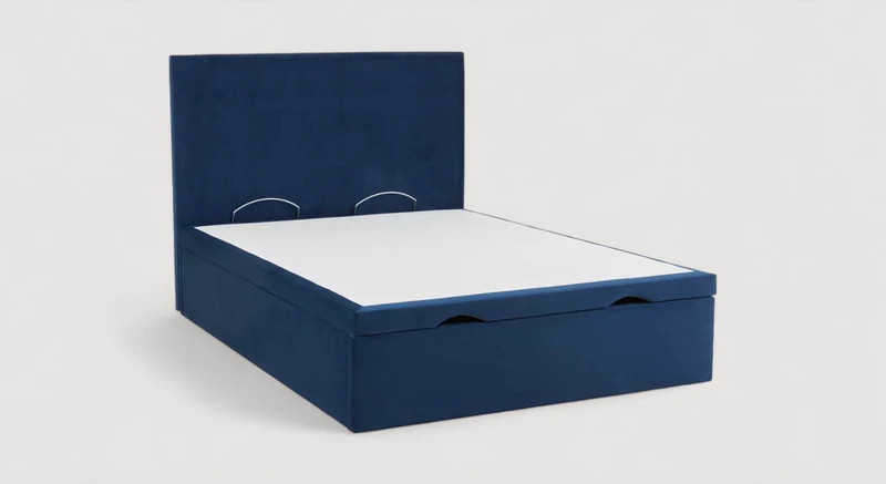 Pack lit coffre, matelas et tête de lit ESTEREL