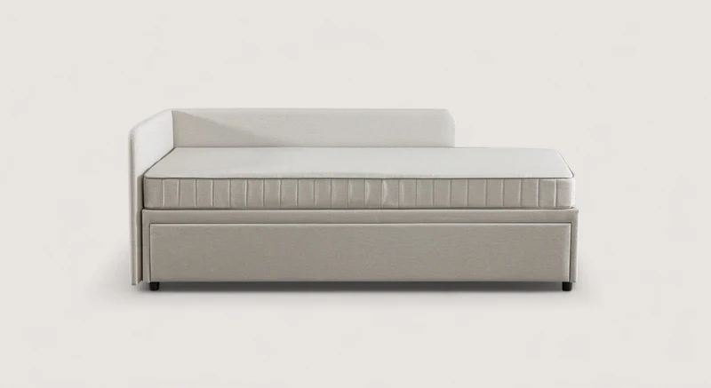 Lit gigogne NOLAN Margon Basic Brick / Cotton Touch/514-White