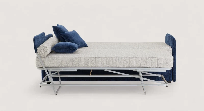 Lit gigogne KILIAN Margon Basic Marine / Ahenk/9857-Bleu gris
