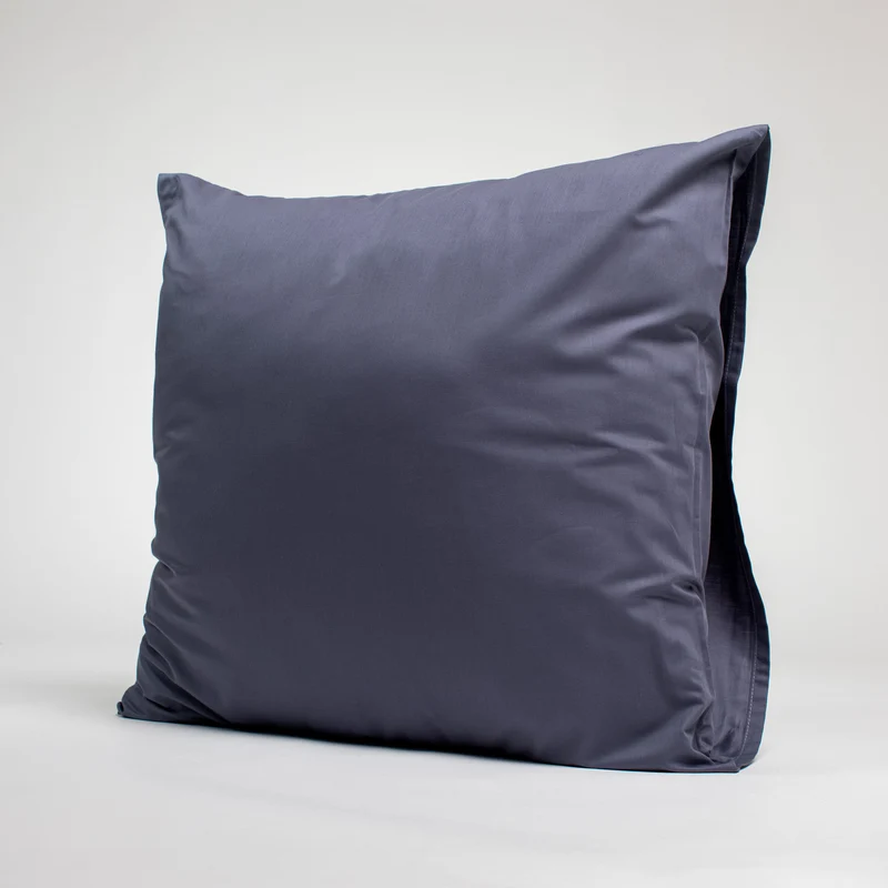 Taies d'oreiller X2 en Satin de coton - Bleu nuit
