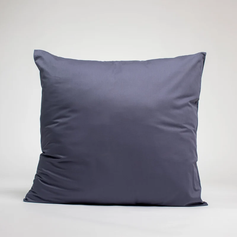 Taies d'oreiller X2 en Satin de coton - Bleu nuit