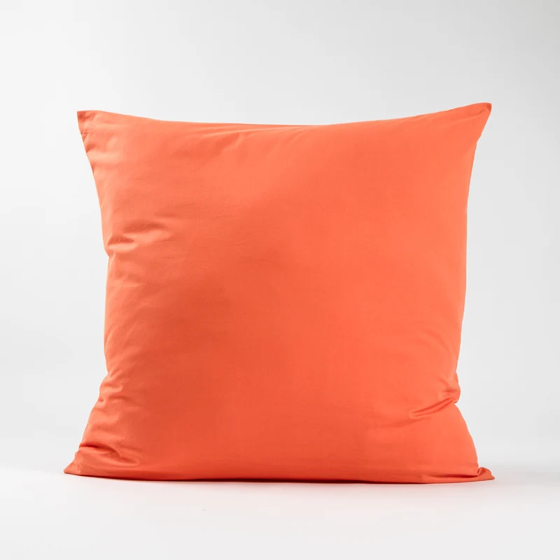 Taies d'oreiller X2 en Coton - Orange