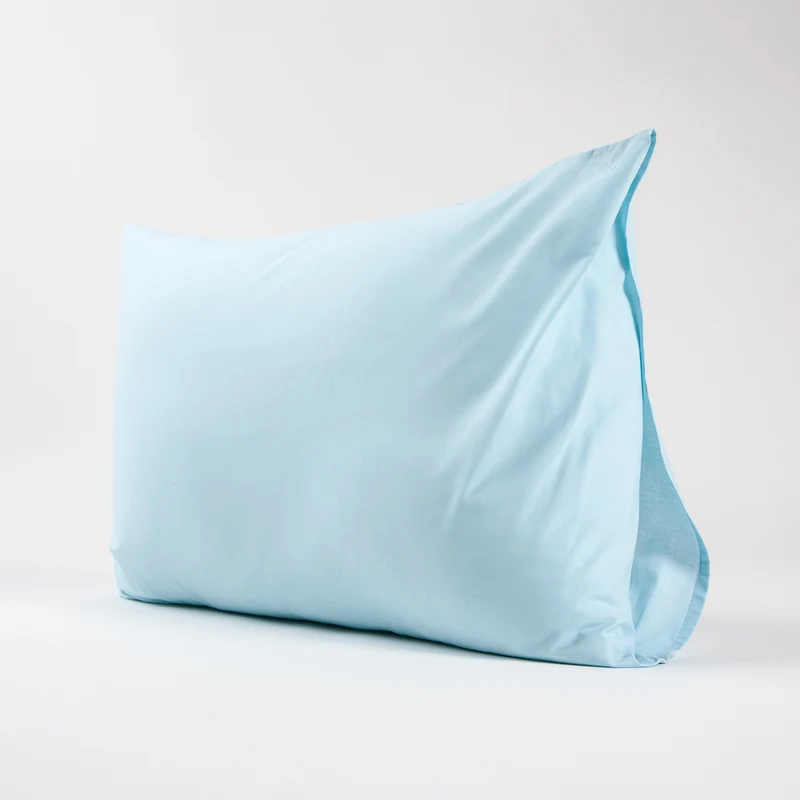 Taies d'oreiller X2 en Coton - Bleu clair