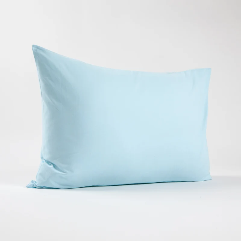 Taies d'oreiller X2 en Coton - Bleu clair