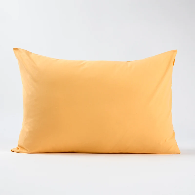 Taies d'oreiller X2 en Coton - Jaune