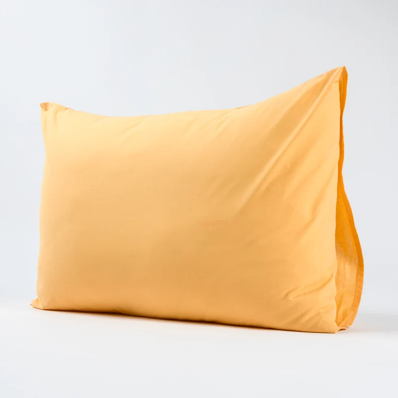 Taies d'oreiller X2 en Coton - Jaune