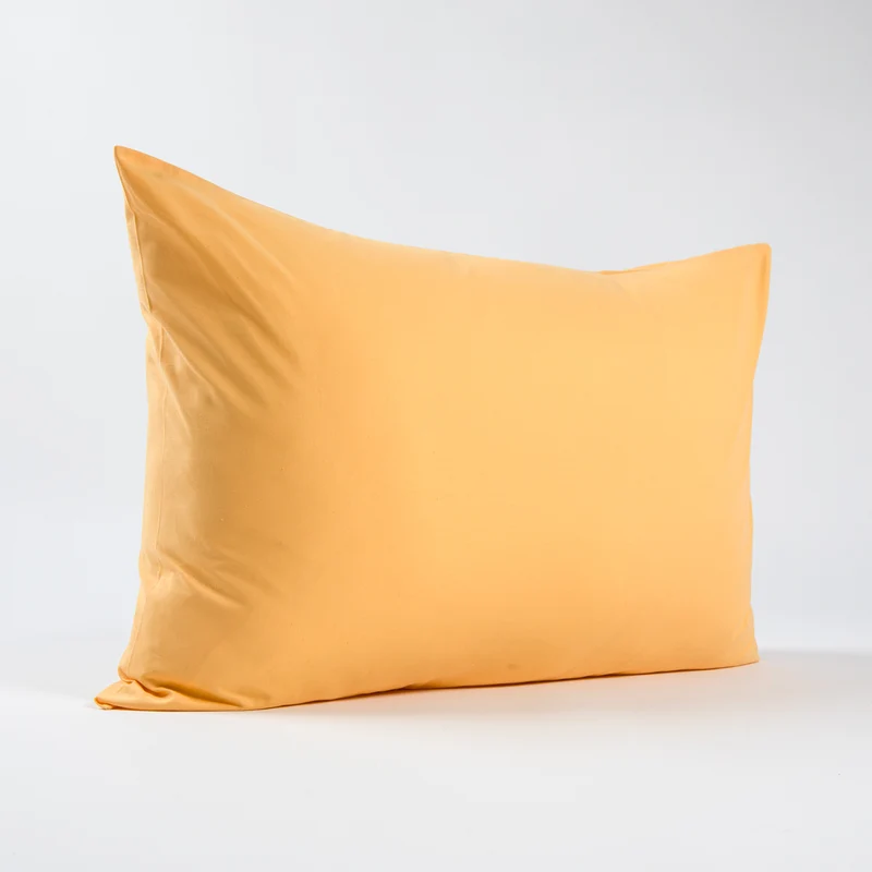 Taies d'oreiller X2 en Coton - Jaune