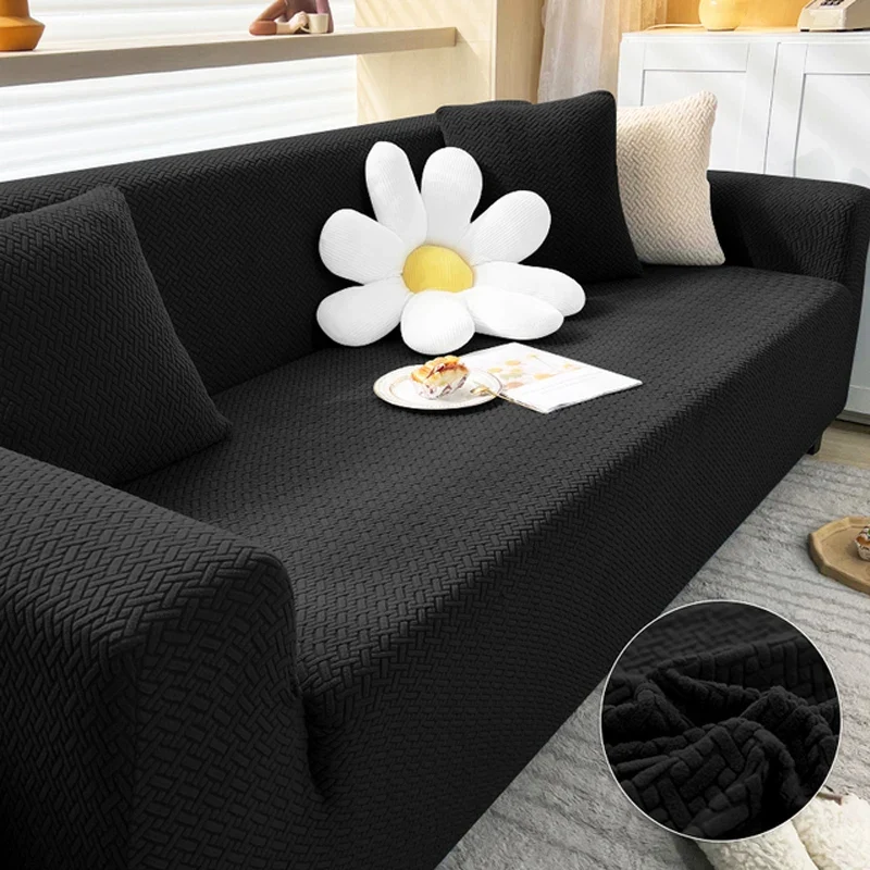 Housse de canapé extensibles en velours damassé 1, 2, 3, 4, 5 places