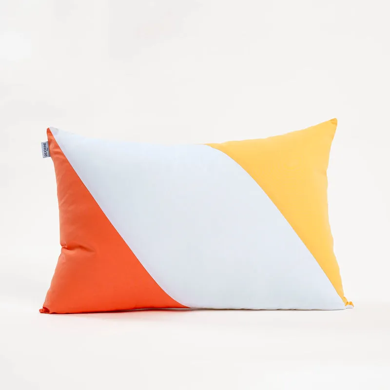 Housse de coussin Solis Jaune et Orange