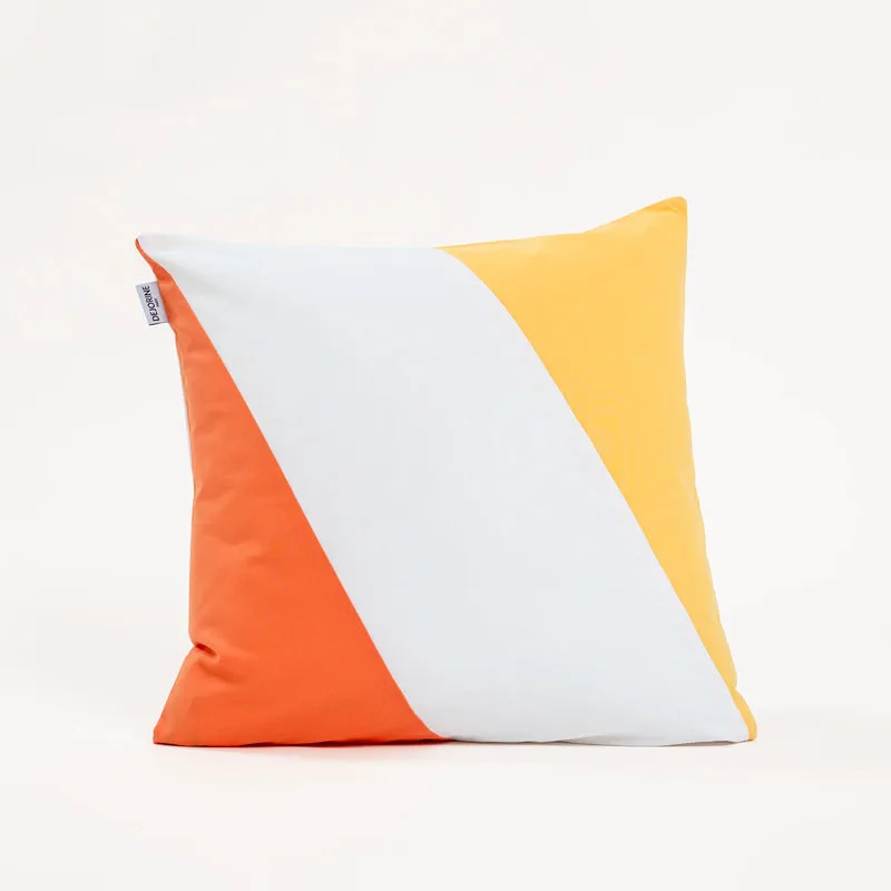 Housse de coussin Solis Jaune et Orange