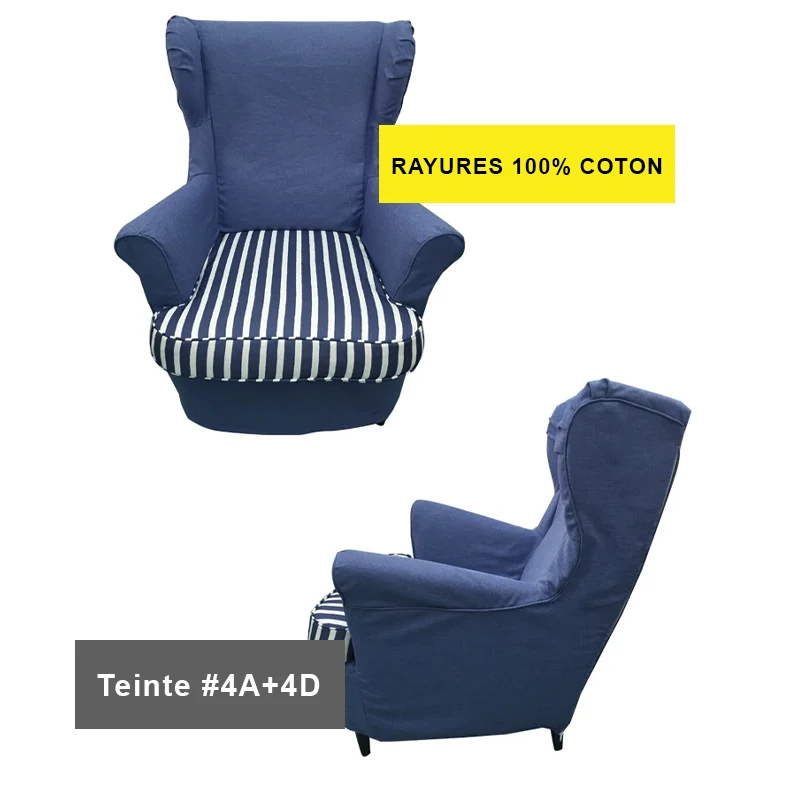 Housse prémium pour fauteuil IKEA STRANDMON personnalisable