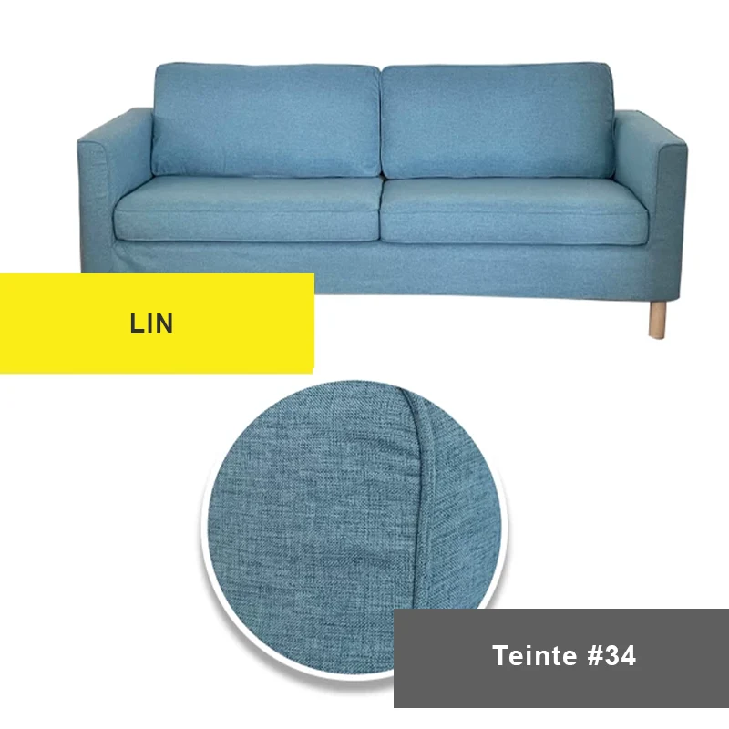 Housse pour canapé IKEA PARUP 3 places - Longueur 206cm