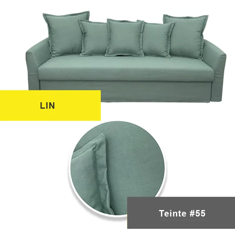 Housse pour canapé d'angle convertible IKEA HOLMSUND personnalisable
