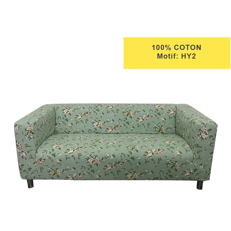 Housse pour canapé IKEA KLIPPAN motifs imprimés 100% coton