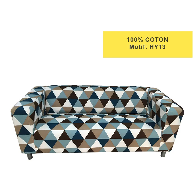 Housse pour canapé IKEA KLIPPAN motifs imprimés 100% coton