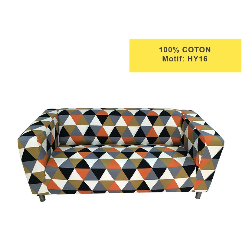 Housse pour canapé IKEA KLIPPAN motifs imprimés 100% coton