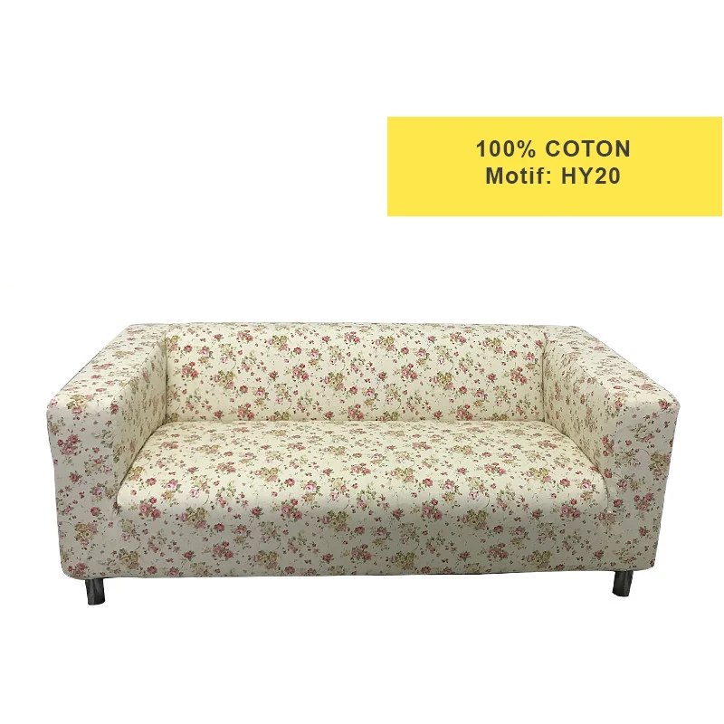 Housse pour canapé IKEA KLIPPAN motifs imprimés 100% coton