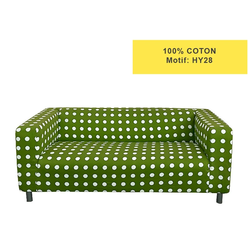 Housse pour canapé IKEA KLIPPAN motifs imprimés 100% coton
