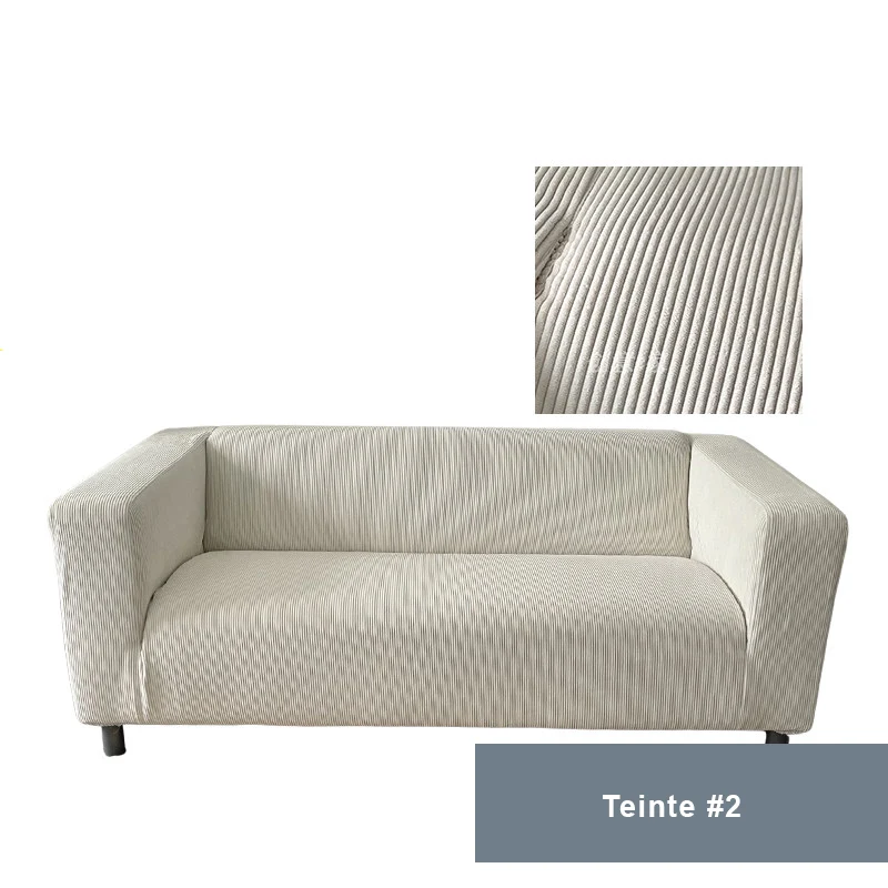 Housse pour canapé IKEA KLIPPAN velours côtelé