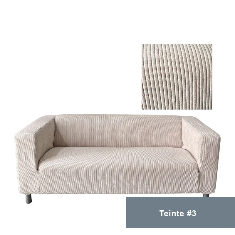 Housse pour canapé IKEA KLIPPAN velours côtelé