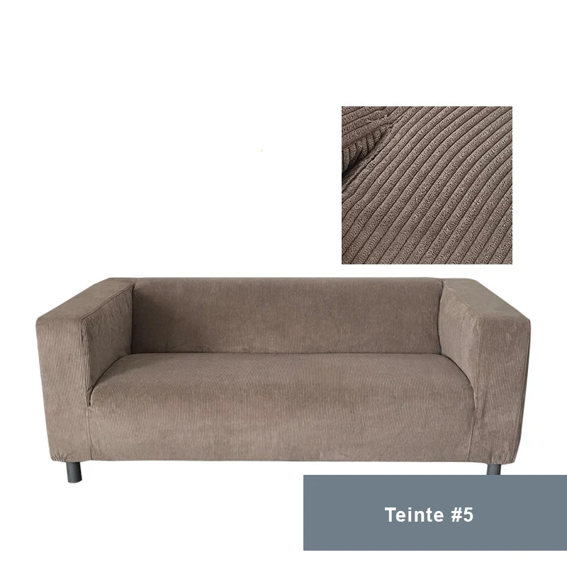Housse pour canapé IKEA KLIPPAN velours côtelé