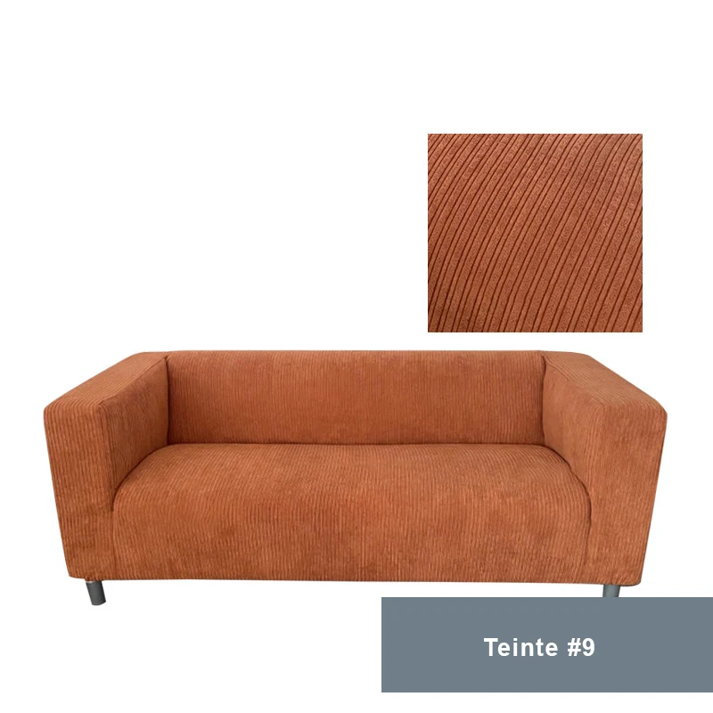 Housse pour canapé IKEA KLIPPAN velours côtelé