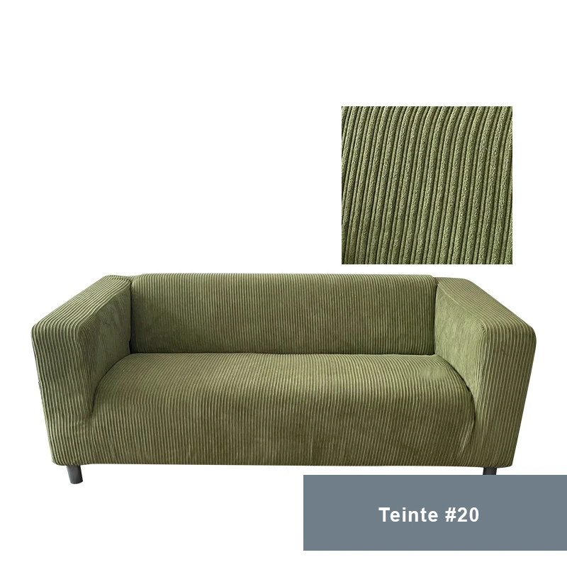 Housse pour canapé IKEA KLIPPAN velours côtelé