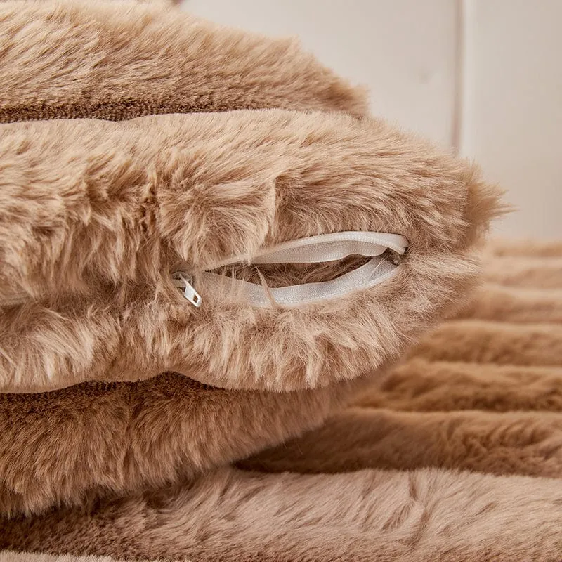 Housse de Coussin EasyCover Fausse Fourrure — À l'unité