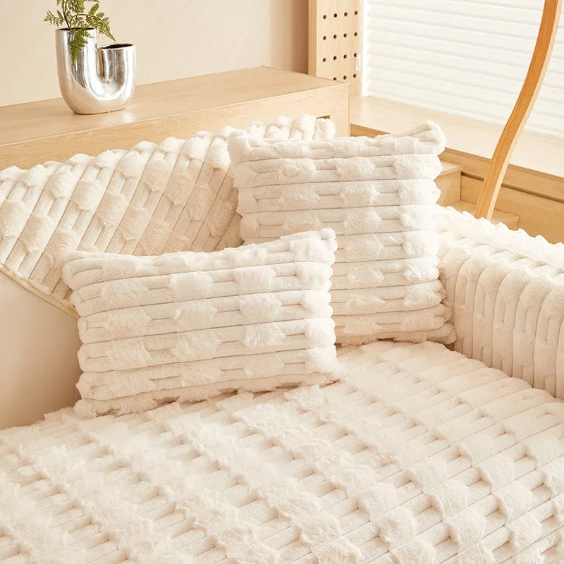 Housse de Coussin EasyCover Fausse Fourrure Épaisse — À l'unité