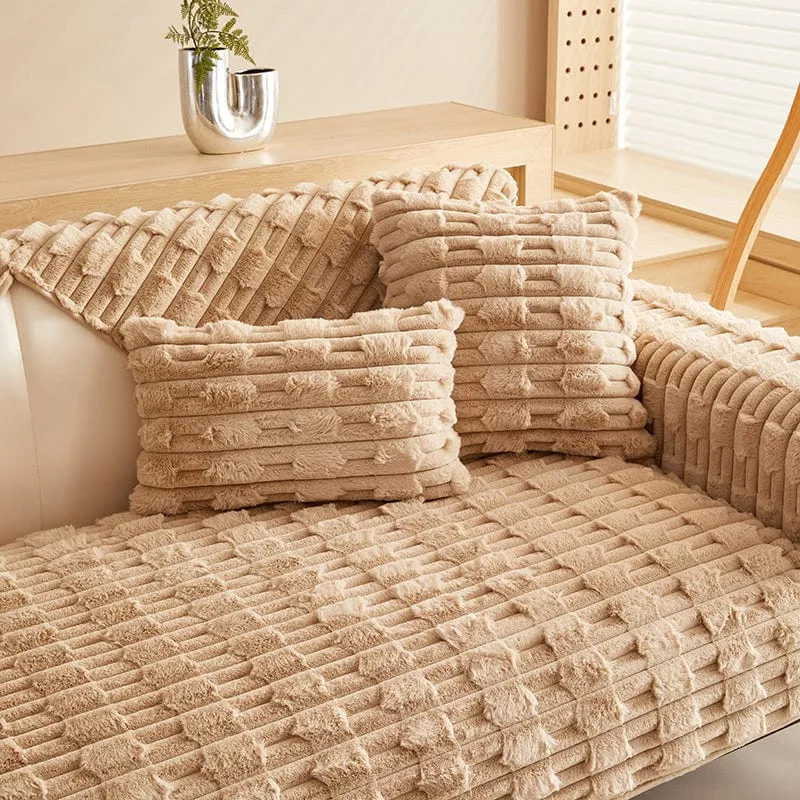 Housse de Coussin EasyCover Fausse Fourrure Épaisse — À l'unité