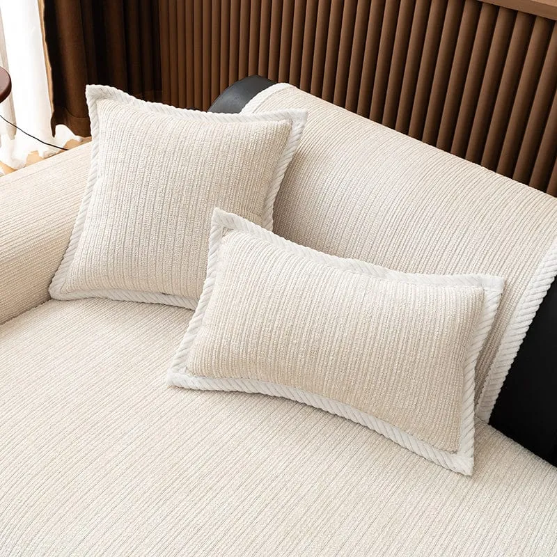 Housse de Coussin EasyCover Chenille Côtelé — À l'unité