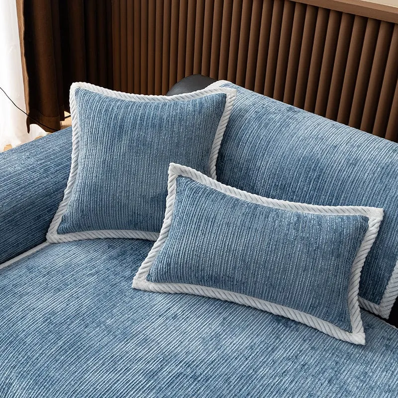 Housse de Coussin EasyCover Chenille Côtelé — À l'unité