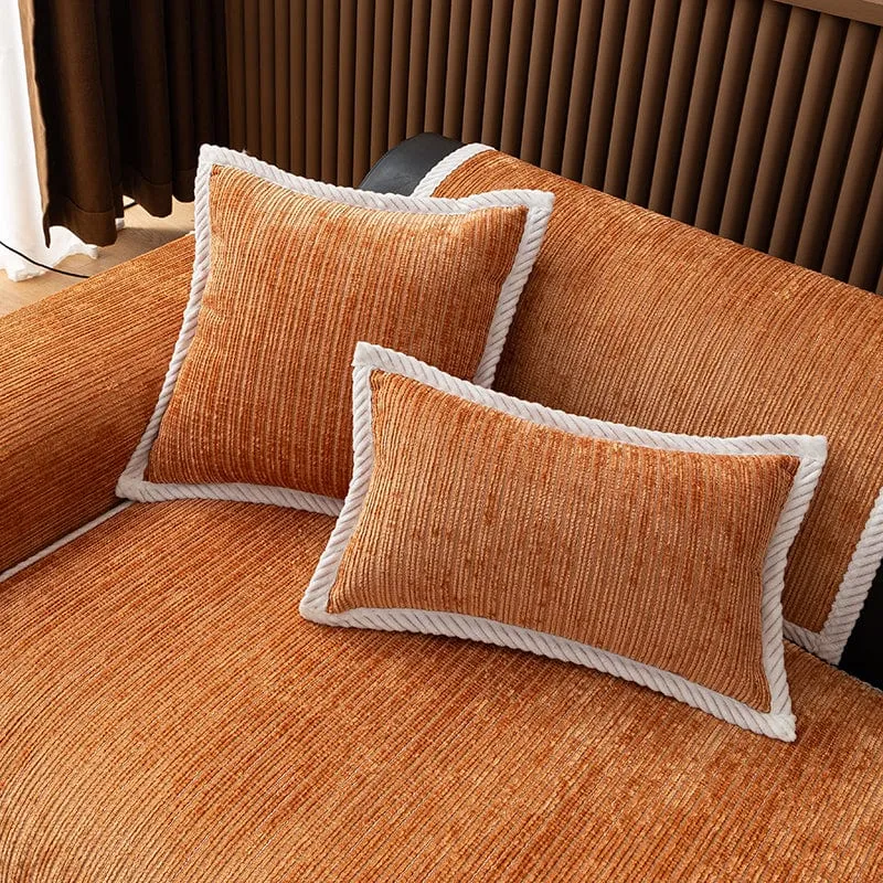 Housse de Coussin EasyCover Chenille Côtelé — À l'unité