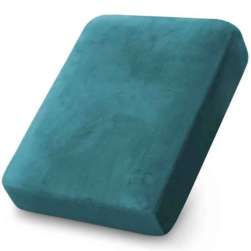 Housse de Coussin Salon de Jardin Extérieur Velours Extensible