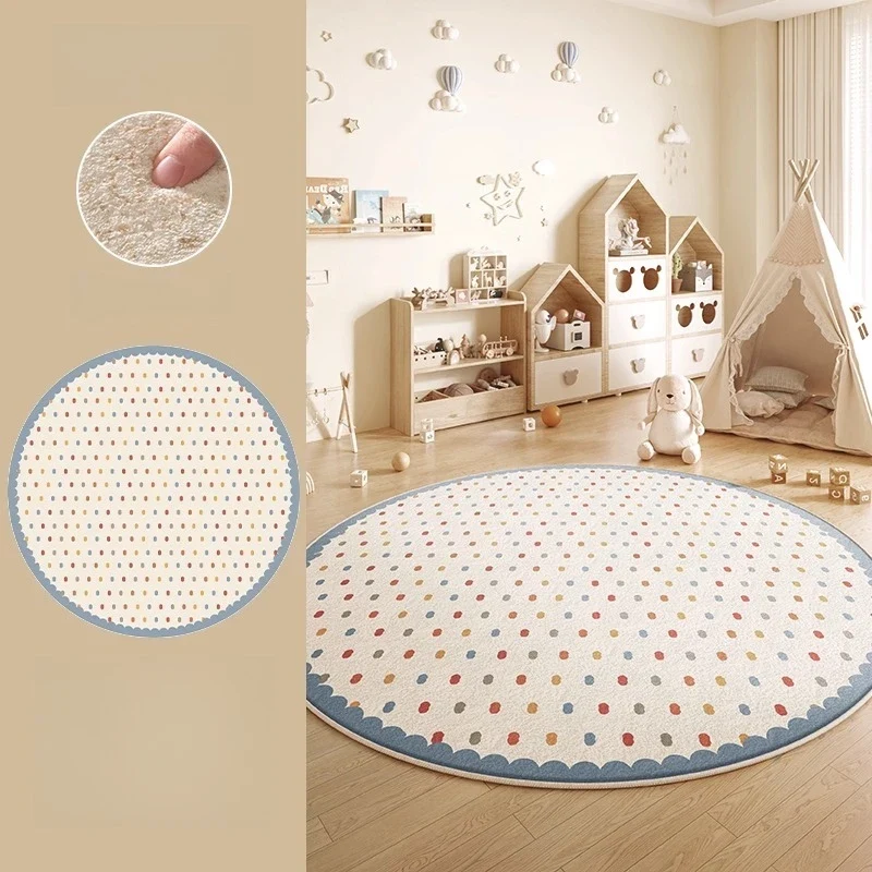 Tapis Rond Cartoon Animaux