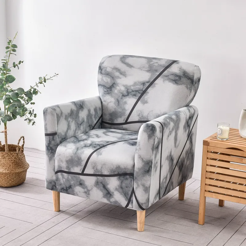 Housses de Fauteuil avec Accoudoirs à Motifs