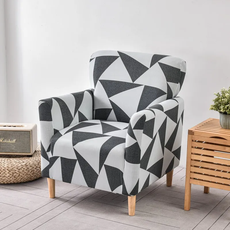 Housses de Fauteuil avec Accoudoirs à Motifs